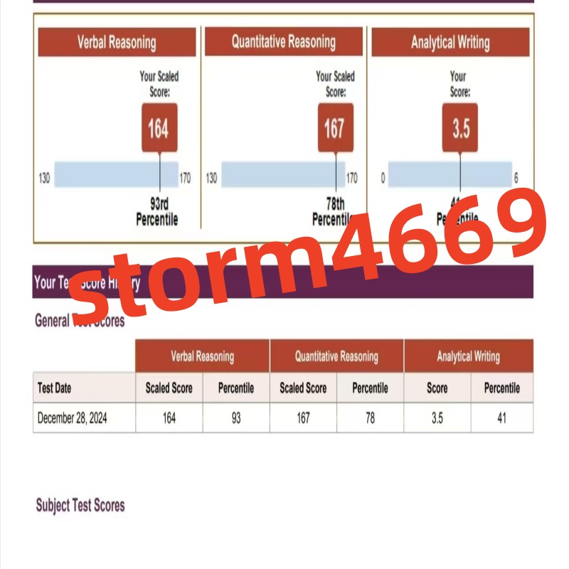 浙江某同学GRE保分出331